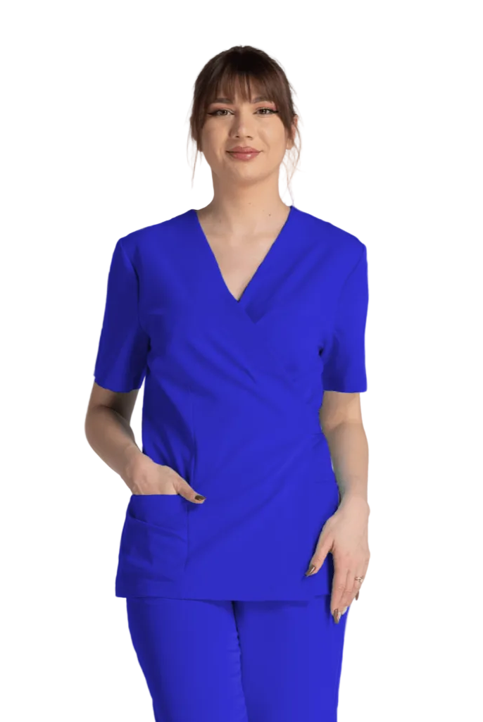 Bluza Elastica Bianca de culoare albastră, cu design ergonomic și croială premium.