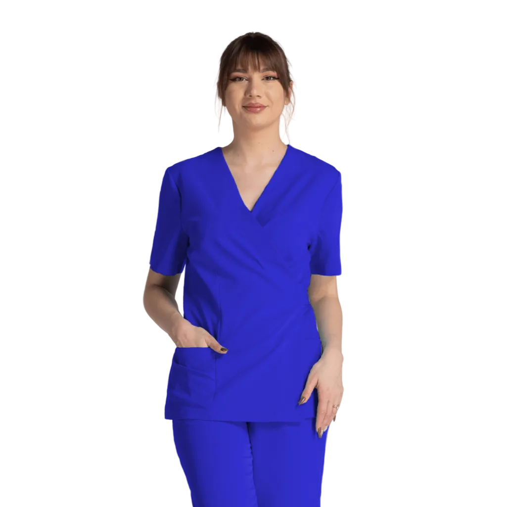 Bluza Elastica Bianca de culoare albastră, cu design ergonomic și croială premium.