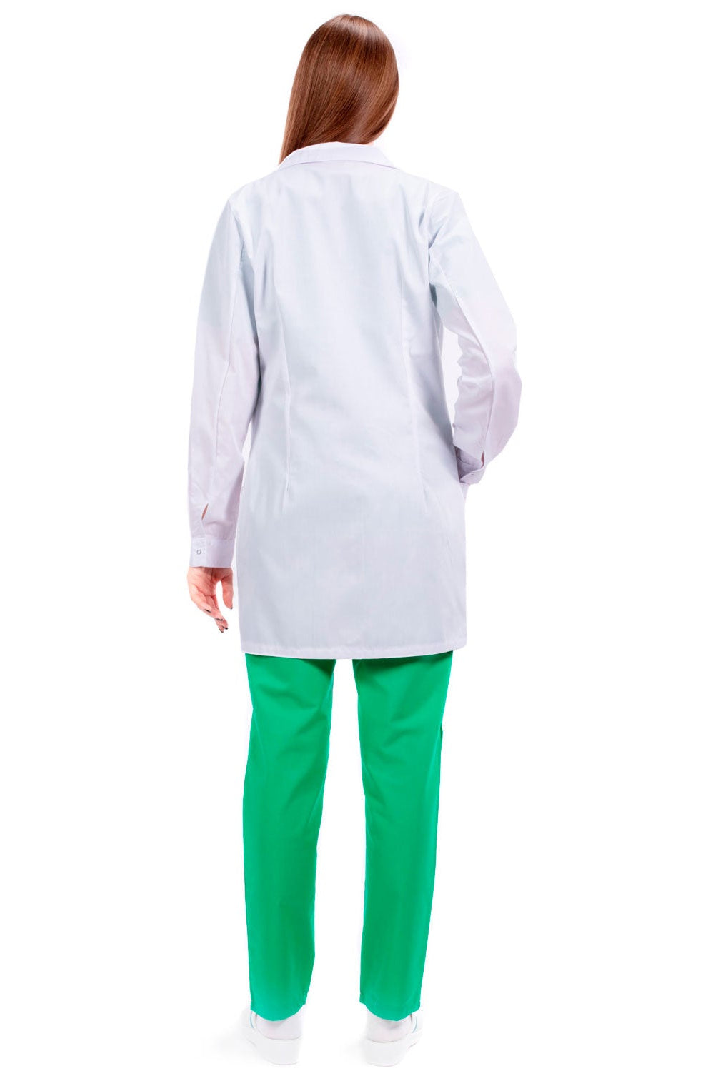 Halat Medical Alb Cu Maneca Lunga - Inotex.ro - Inotex