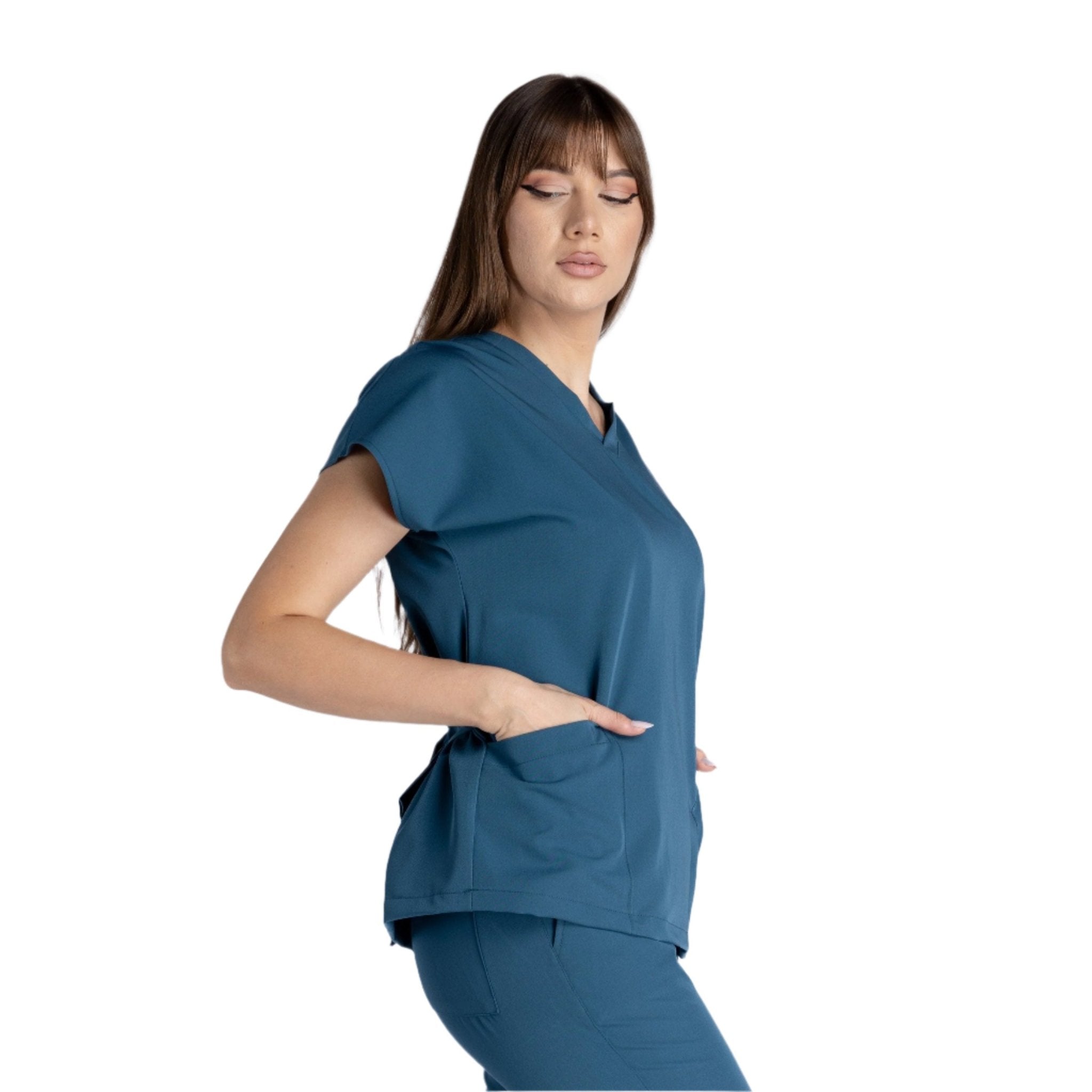 Bluza Medicala Elastica Kate - Inotex.ro - Inotex