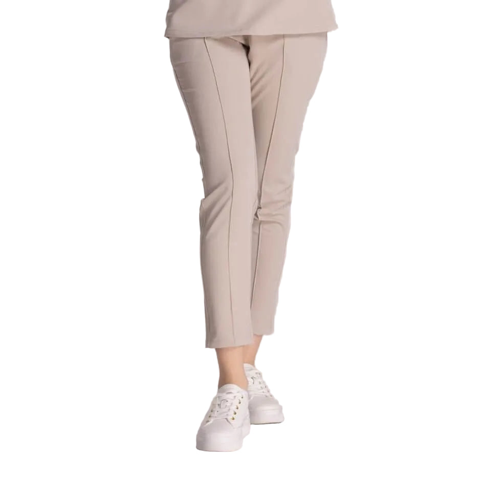 Pantaloni Elastici Elise, eleganți și confortabili, ideali pentru costumul medical profesional.