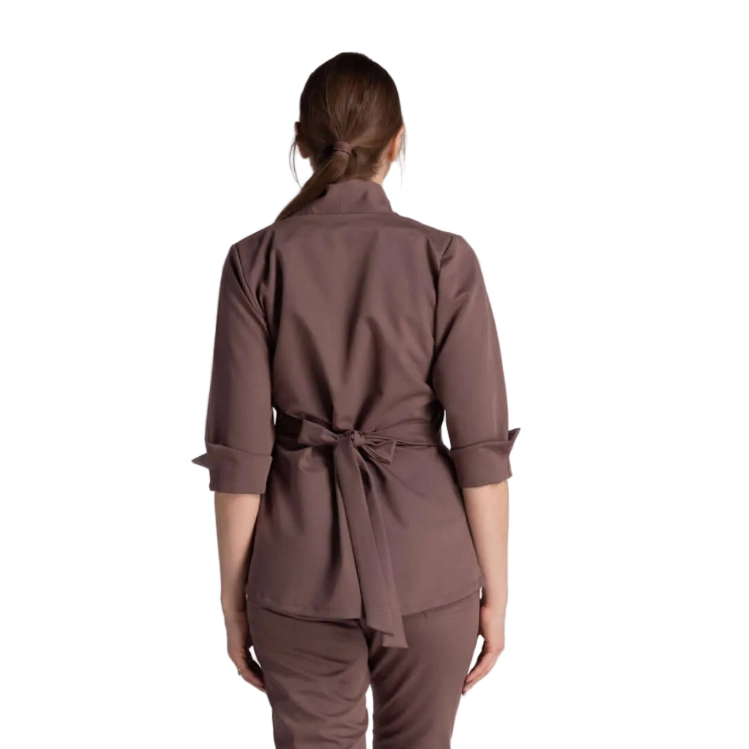 Bluza Elastica Elise - vedere din spate cu detalii despre designul elegant si cordonul ajustabil.